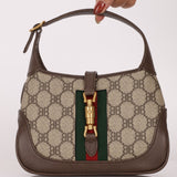 Limited Edition Gucci X Balenciaga The Hacker Project 1961 Coated Canvas Mini Jackie - FashioNica