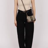 Limited Edition Gucci X Balenciaga The Hacker Project 1961 Coated Canvas Mini Jackie - FashioNica