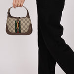 Limited Edition Gucci X Balenciaga The Hacker Project 1961 Coated Canvas Mini Jackie - FashioNica