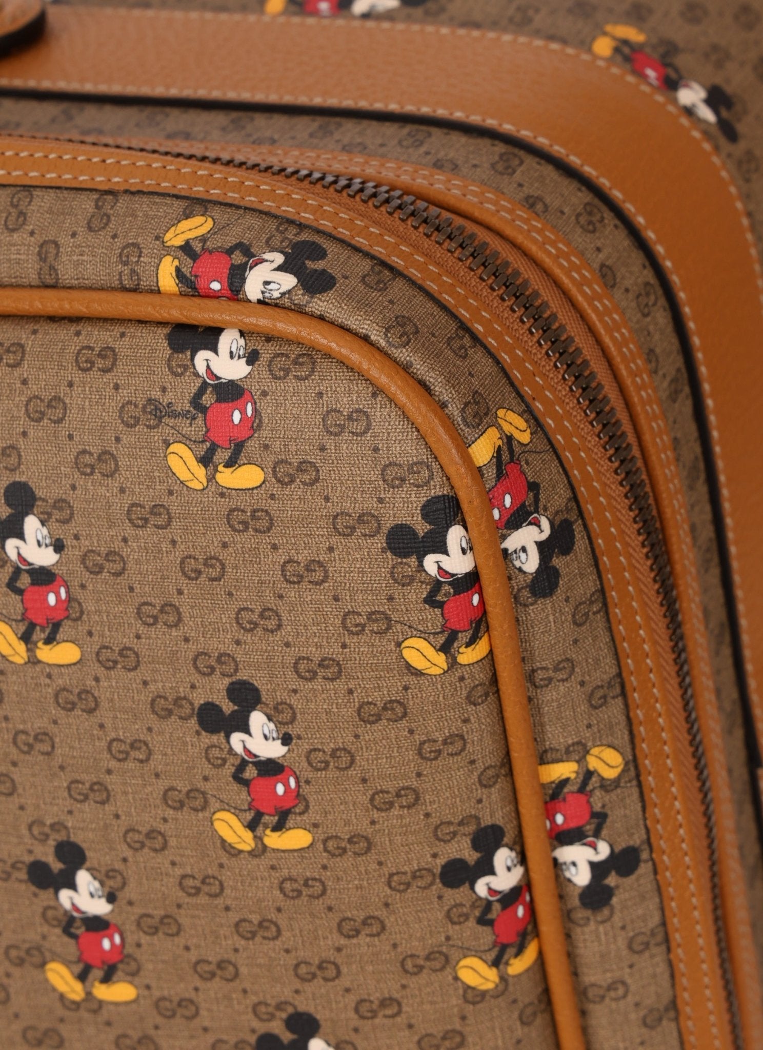 Limited Edition Gucci x Disney Microguccissima Mickey Mouse Suitcase - FashioNica