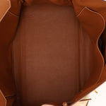 Limited Edition Hermès 1998 Vache Naturelle and Khaki Toile Birkin 35 GHW - FashioNica