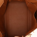 Limited Edition Hermès 1998 Vache Naturelle and Khaki Toile Birkin 35 GHW - FashioNica