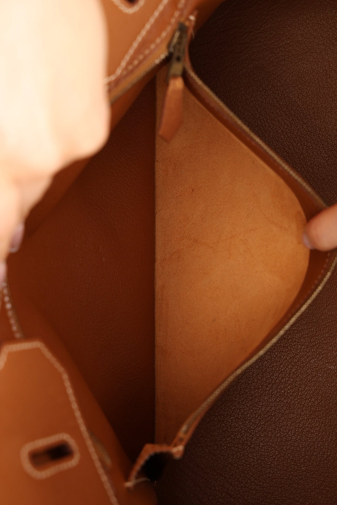 Limited Edition Hermès 1998 Vache Naturelle and Khaki Toile Birkin 35 GHW - FashioNica