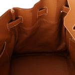 Limited Edition Hermès 1998 Vache Naturelle and Khaki Toile Birkin 35 GHW - FashioNica