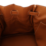 Limited Edition Hermès 1998 Vache Naturelle and Khaki Toile Birkin 35 GHW - FashioNica