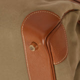 Limited Edition Hermès 1998 Vache Naturelle and Khaki Toile Birkin 35 GHW - FashioNica