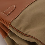 Limited Edition Hermès 1998 Vache Naturelle and Khaki Toile Birkin 35 GHW - FashioNica