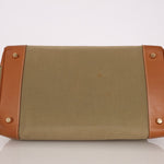 Limited Edition Hermès 1998 Vache Naturelle and Khaki Toile Birkin 35 GHW - FashioNica