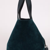 Limited Edition Hermès 2014 Blue Peacock Doblis and Vert Cyprès Swift Picotin 18 - FashioNica