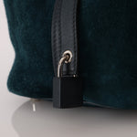 Limited Edition Hermès 2014 Blue Peacock Doblis and Vert Cyprès Swift Picotin 18 - FashioNica