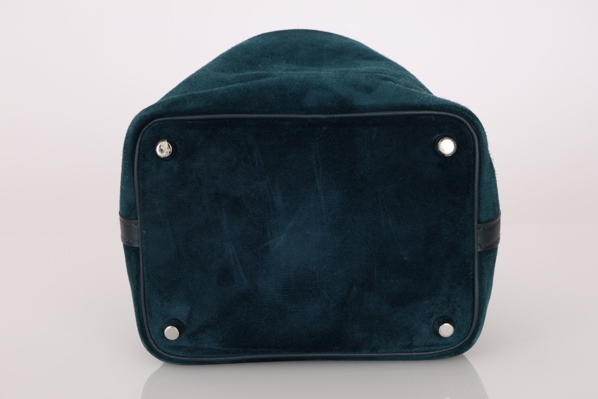 Limited Edition Hermès 2014 Blue Peacock Doblis and Vert Cyprès Swift Picotin 18 - FashioNica