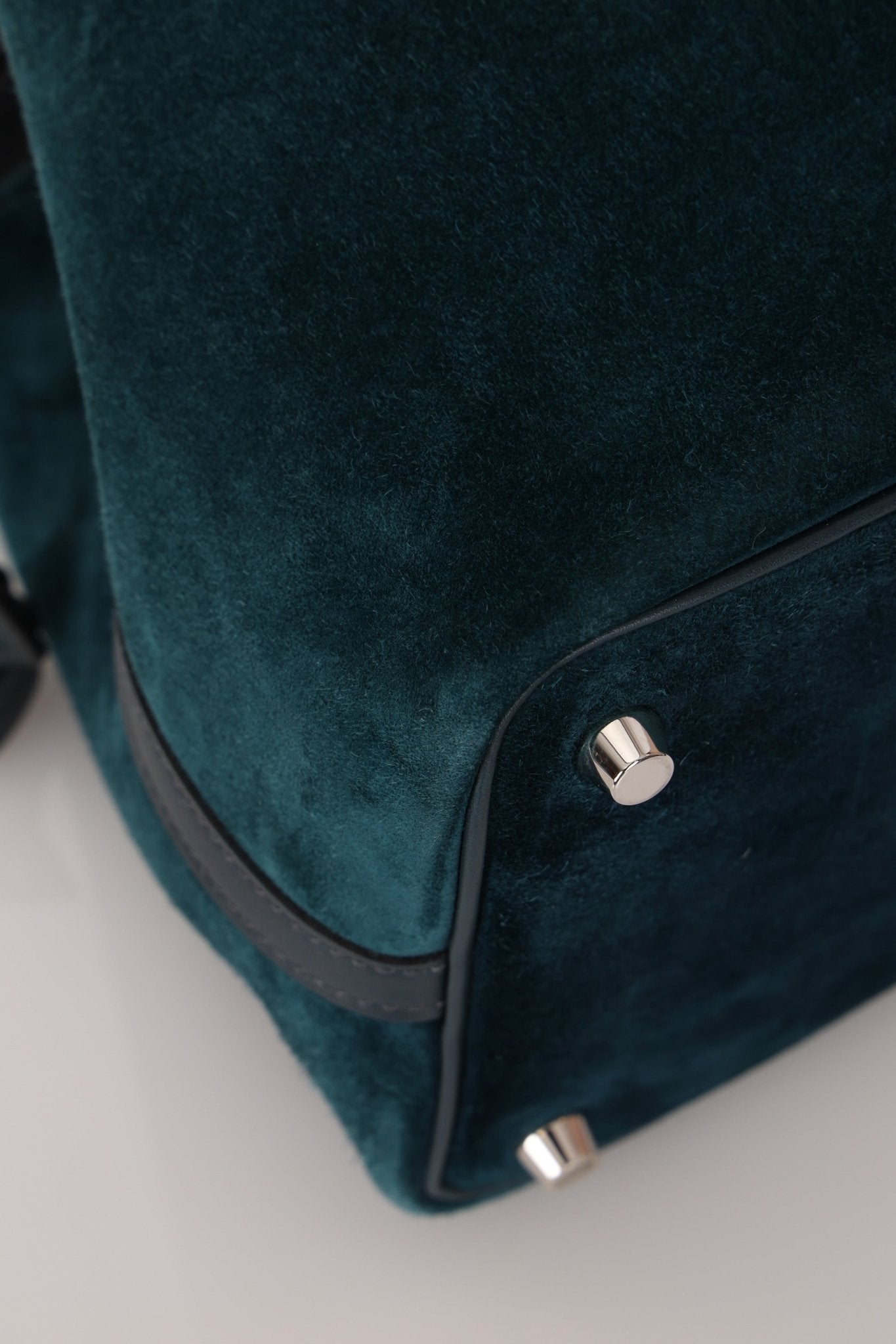 Limited Edition Hermès 2014 Blue Peacock Doblis and Vert Cyprès Swift Picotin 18 - FashioNica