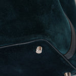 Limited Edition Hermès 2014 Blue Peacock Doblis and Vert Cyprès Swift Picotin 18 - FashioNica