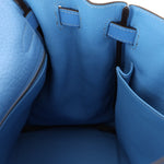 Limited Edition Hermès 2015 Bleu Paradise Clemence and Evercolor Ghillies Kelly 32 Retourne PHW - FashioNica