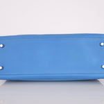 Limited Edition Hermès 2015 Bleu Paradise Clemence and Evercolor Ghillies Kelly 32 Retourne PHW - FashioNica