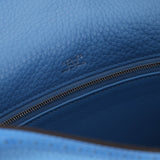 Limited Edition Hermès 2015 Bleu Paradise Clemence and Evercolor Ghillies Kelly 32 Retourne PHW - FashioNica