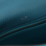 Limited Edition Hermès 2015 Turquoise Togo & Swift Ghillies Kelly 32 PHW - FashioNica