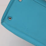 Limited Edition Hermès 2015 Turquoise Togo & Swift Ghillies Kelly 32 PHW - FashioNica