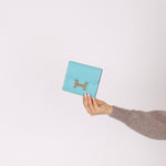 Limited Edition Hermès 2016 Bleu Atoll Tadelakt Karang Lizard Constance Short Wallet - FashioNica