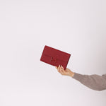 Limited Edition Hermès 2016 Rouge Grenat Epsom Enamel Constance Long Wallet - FashioNica