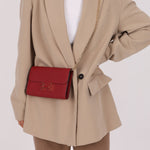 Limited Edition Hermès 2016 Rouge Grenat Epsom Enamel Constance Long Wallet - FashioNica