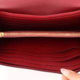 Limited Edition Hermès 2016 Rouge Grenat Epsom Enamel Constance Long Wallet - FashioNica