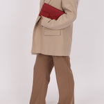 Limited Edition Hermès 2016 Rouge Grenat Epsom Enamel Constance Long Wallet - FashioNica