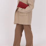 Limited Edition Hermès 2016 Rouge Grenat Epsom Enamel Constance Long Wallet - FashioNica