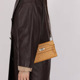 Limited Edition Hermes 2017 Tabac Camel Ostrich Ghillies Kelly Long Wallet PHW - FashioNica