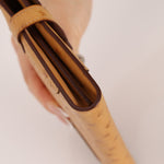 Limited Edition Hermes 2017 Tabac Camel Ostrich Ghillies Kelly Long Wallet PHW - FashioNica