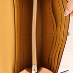 Limited Edition Hermes 2017 Tabac Camel Ostrich Ghillies Kelly Long Wallet PHW - FashioNica