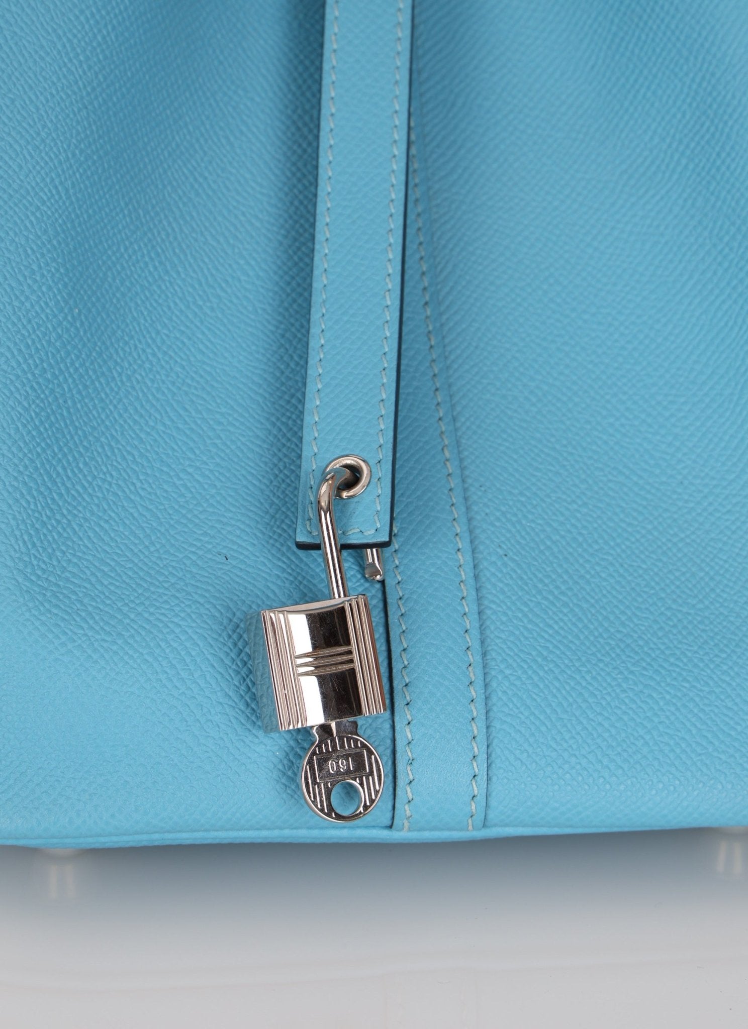 Limited Edition Hermès 2019 Epsom Tressage De Cuir Picotin 22 PHW - FashioNica