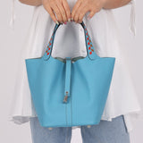 Limited Edition Hermès 2019 Epsom Tressage De Cuir Picotin 22 PHW - FashioNica