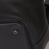 Limited Edition Hermès 2019 Noir Clemence and Matte Alligator Touch Picotin 22 - FashioNica