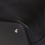 Limited Edition Hermès 2019 Noir Clemence and Matte Alligator Touch Picotin 22 - FashioNica