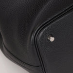 Limited Edition Hermès 2019 Noir Clemence and Matte Alligator Touch Picotin 22 - FashioNica