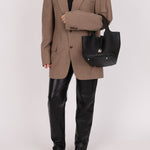 Limited Edition Hermès 2019 Noir Clemence and Matte Alligator Touch Picotin 22 - FashioNica