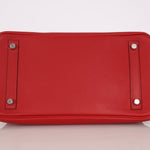 Limited Edition Hermès 2019 Rouge de Coeur Swift Tressage Retourne Birkin 30 PHW - FashioNica