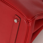 Limited Edition Hermès 2019 Rouge de Coeur Swift Tressage Retourne Birkin 30 PHW - FashioNica
