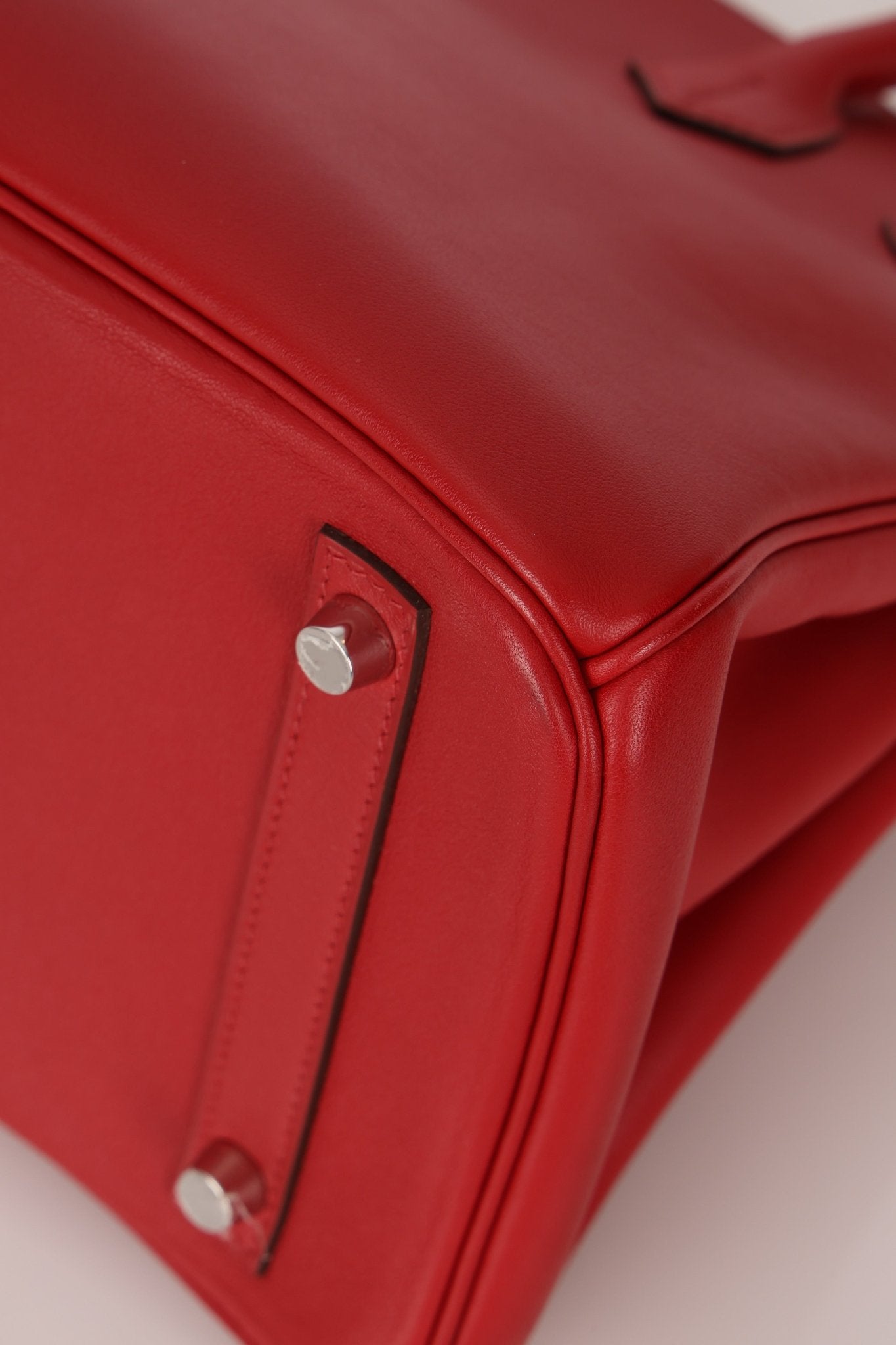 Limited Edition Hermès 2019 Rouge de Coeur Swift Tressage Retourne Birkin 30 PHW - FashioNica