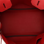 Limited Edition Hermès 2019 Rouge de Coeur Swift Tressage Retourne Birkin 30 PHW - FashioNica