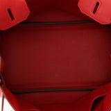 Limited Edition Hermès 2019 Rouge de Coeur Swift Tressage Retourne Birkin 30 PHW - FashioNica