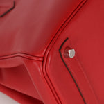 Limited Edition Hermès 2019 Rouge de Coeur Swift Tressage Retourne Birkin 30 PHW - FashioNica