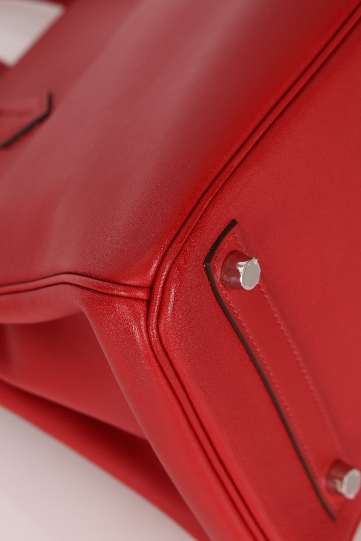 Limited Edition Hermès 2019 Rouge de Coeur Swift Tressage Retourne Birkin 30 PHW - FashioNica