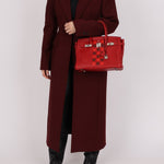Limited Edition Hermès 2019 Rouge de Coeur Swift Tressage Retourne Birkin 30 PHW - FashioNica