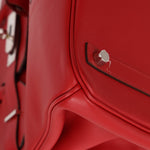 Limited Edition Hermès 2019 Rouge de Coeur Swift Tressage Retourne Birkin 30 PHW - FashioNica