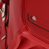 Limited Edition Hermès 2019 Rouge de Coeur Swift Tressage Retourne Birkin 30 PHW - FashioNica