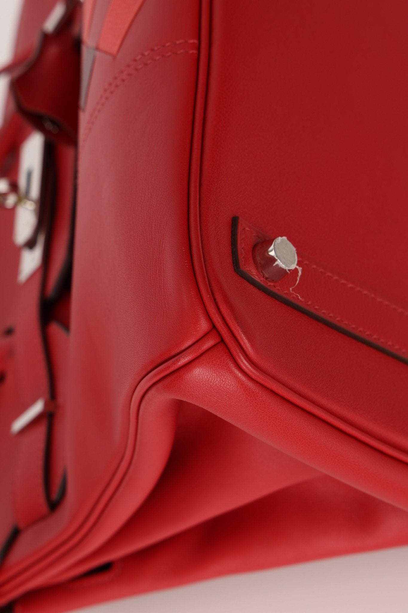 Limited Edition Hermès 2019 Rouge de Coeur Swift Tressage Retourne Birkin 30 PHW - FashioNica