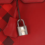 Limited Edition Hermès 2019 Rouge de Coeur Swift Tressage Retourne Birkin 30 PHW - FashioNica