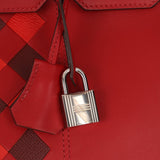 Limited Edition Hermès 2019 Rouge de Coeur Swift Tressage Retourne Birkin 30 PHW - FashioNica